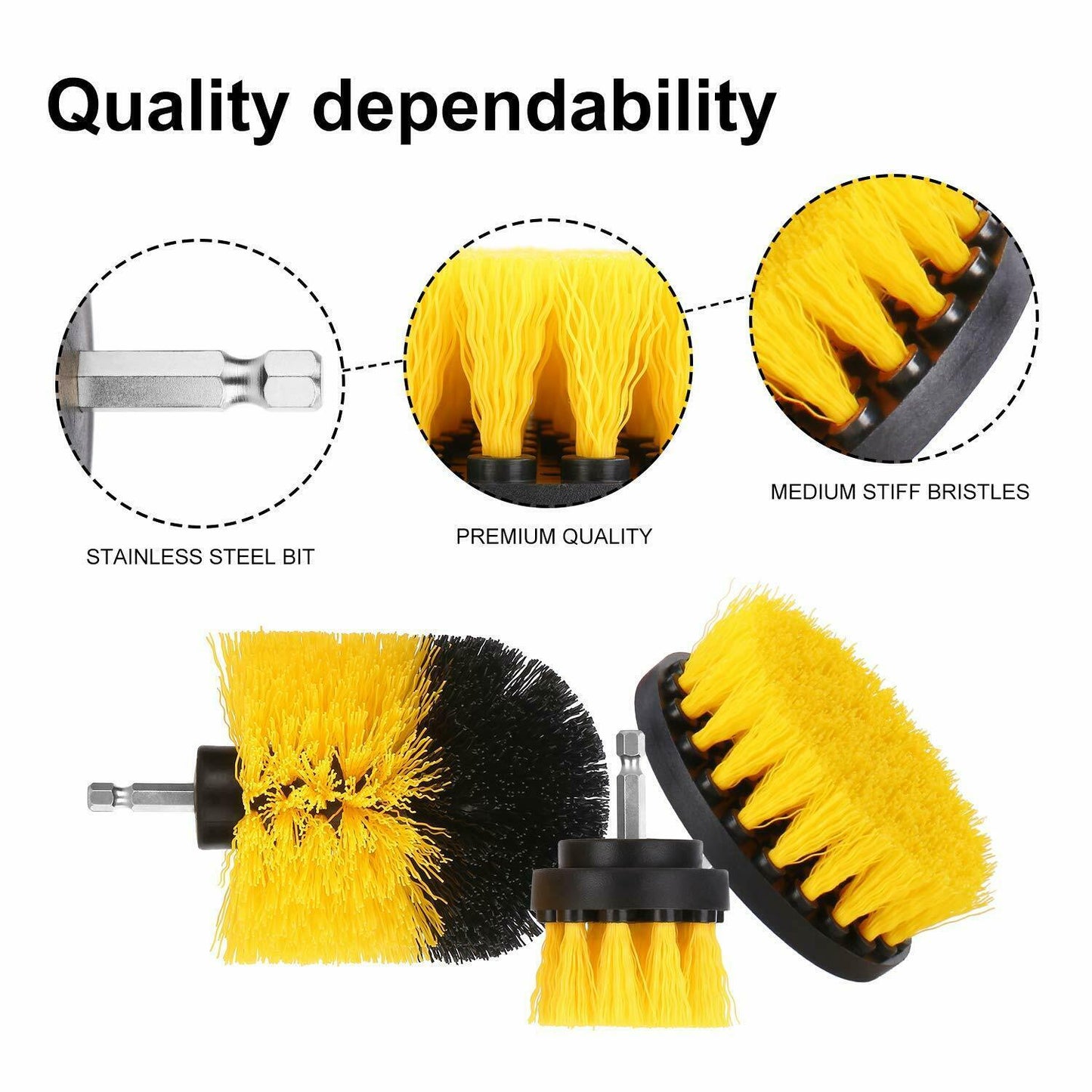 Power Scrubber Bohrbürste Set
