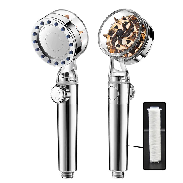 Cabezal de ducha turboalimentado