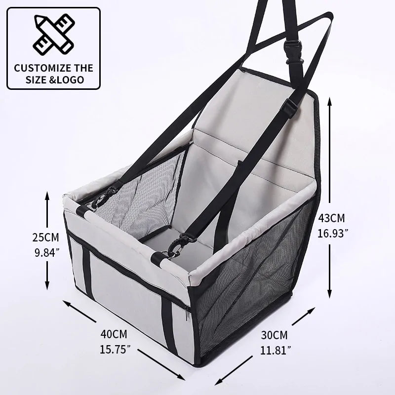 Funda de asiento de coche para perros de viaje