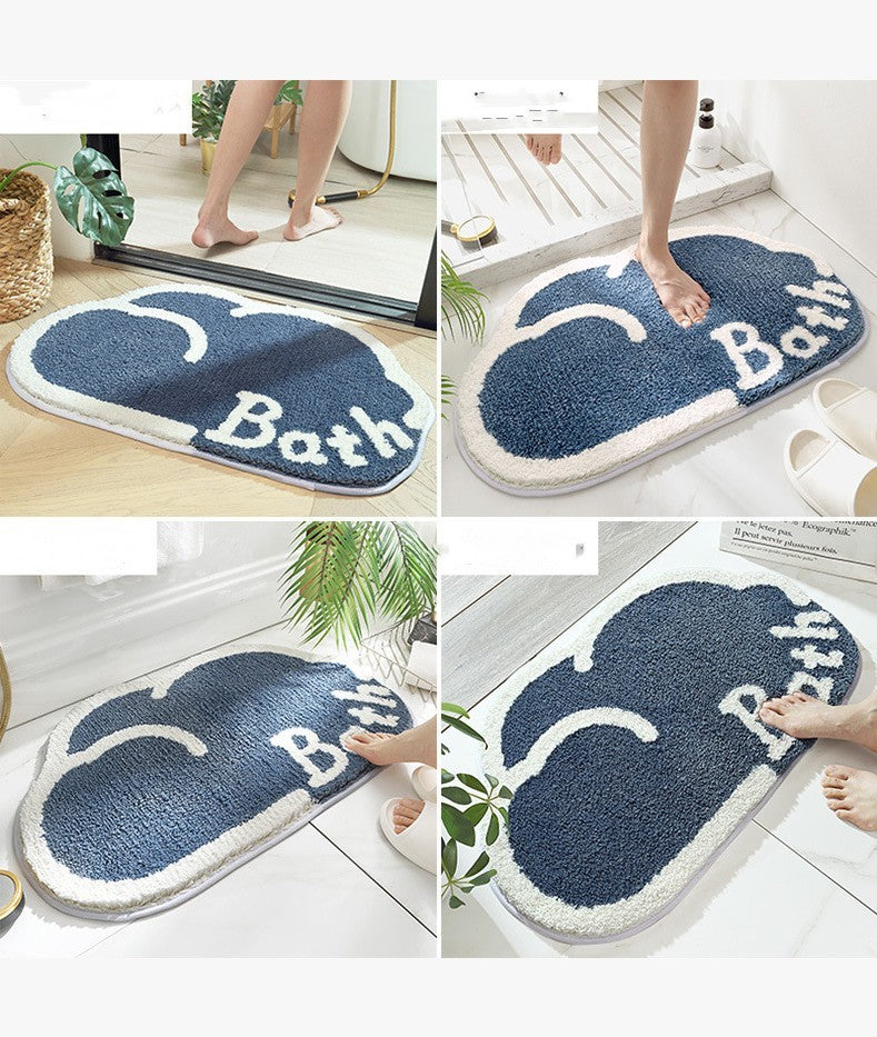Alfombra antideslizante de baño absorbente