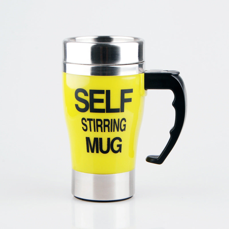 Tazas de café con agitación automática