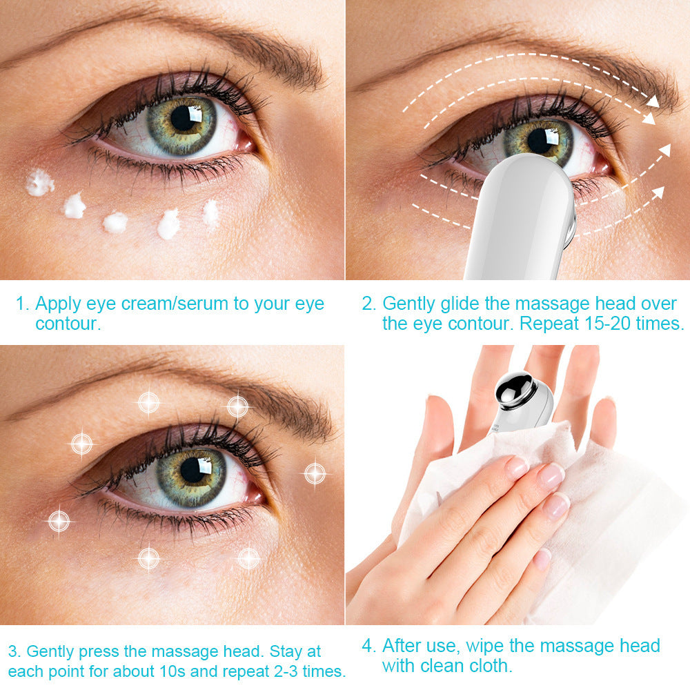 Dispositivo masajeador de ojos portátil