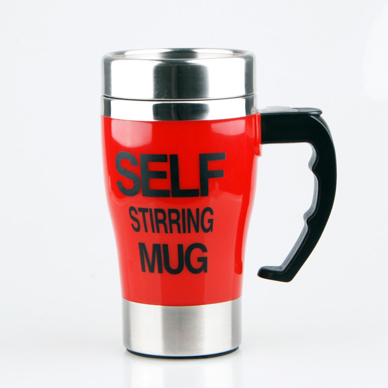 Tazas de café con agitación automática