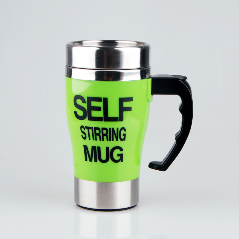 Tazas de café con agitación automática