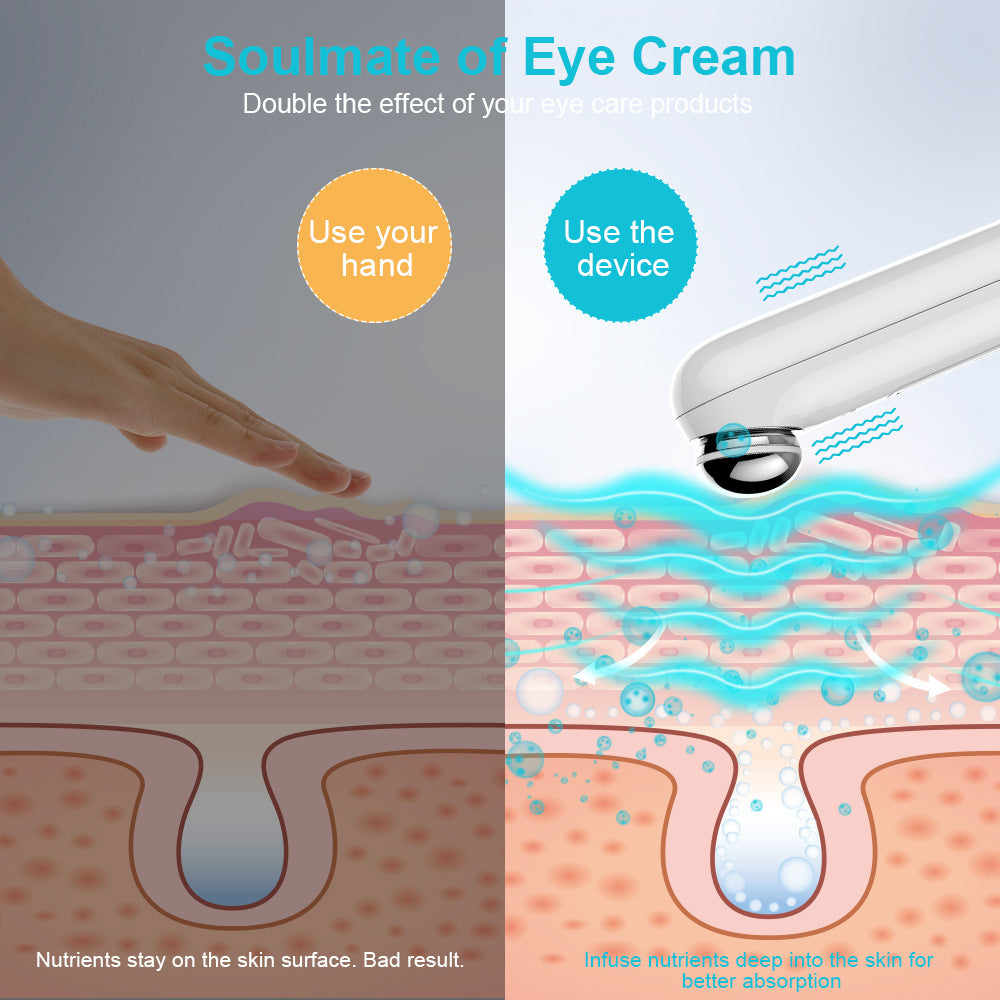 Dispositivo masajeador de ojos portátil