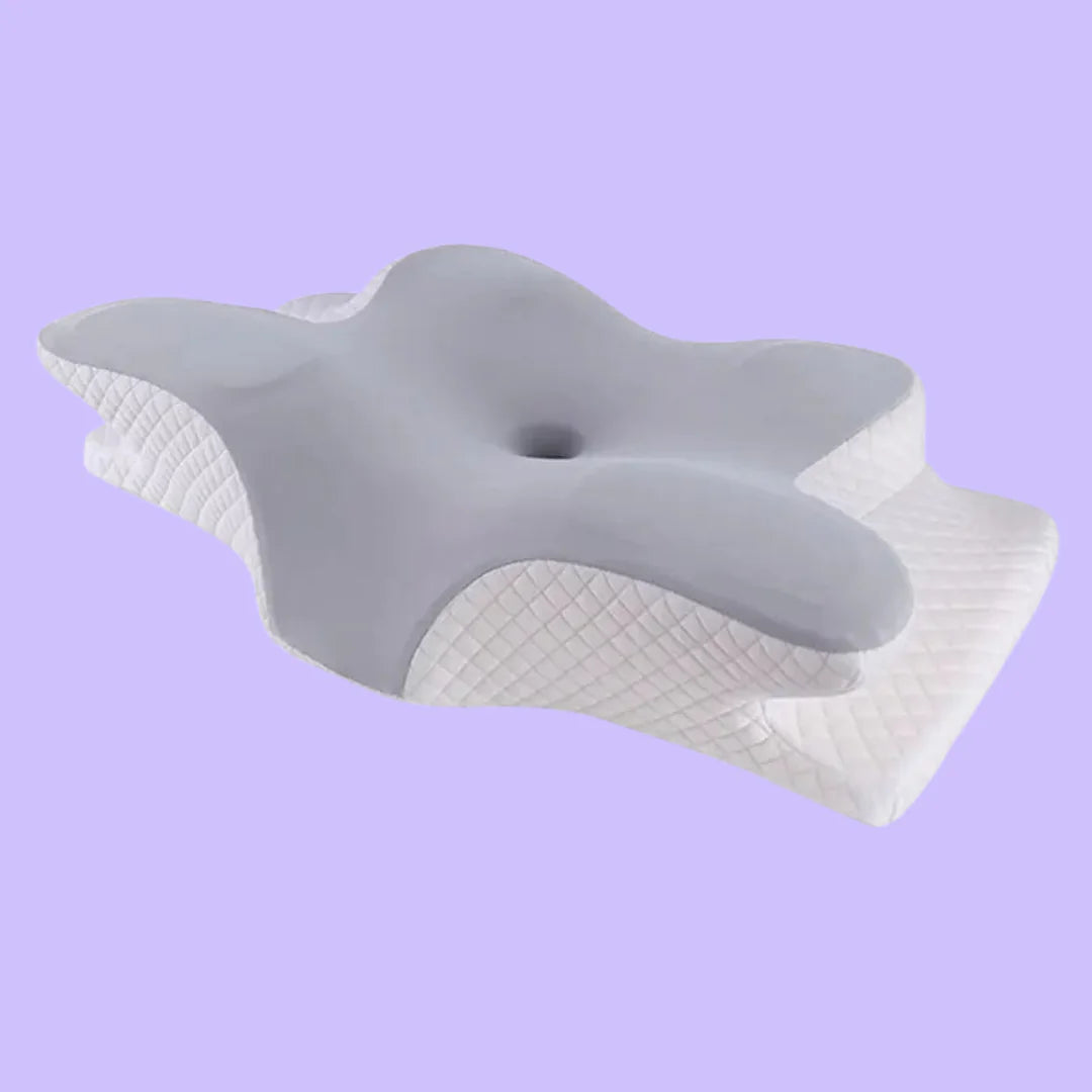 Almohada para el cuello con forma de mariposa de espuma viscoelástica