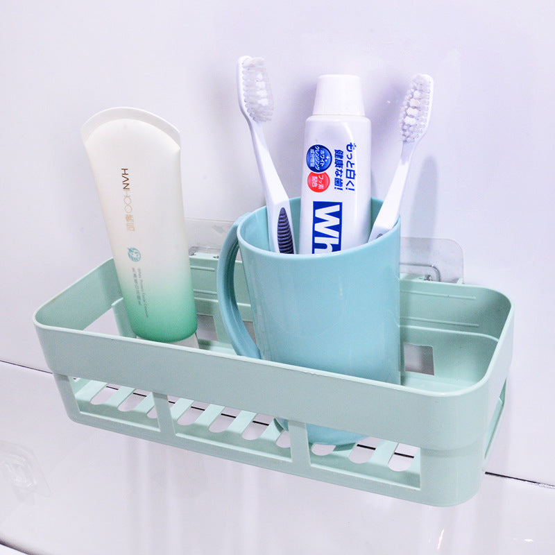Estante de pared para baño, sin perforaciones