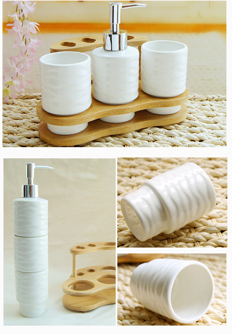 Conjunto de accesorios de baño