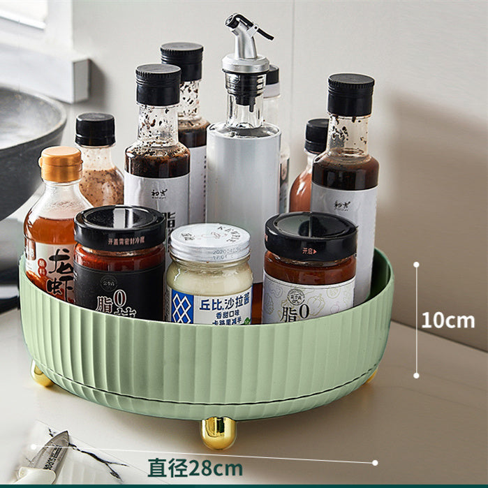 Estante de cocina multifuncional giratorio de 360°