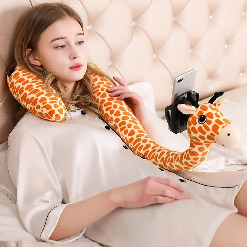 Almohada para el cuello con teléfono manos libres 2 en 1