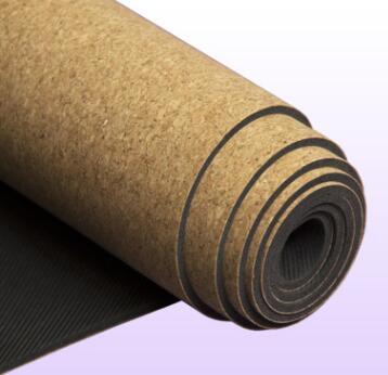 Cork Rubber Yoga Mat