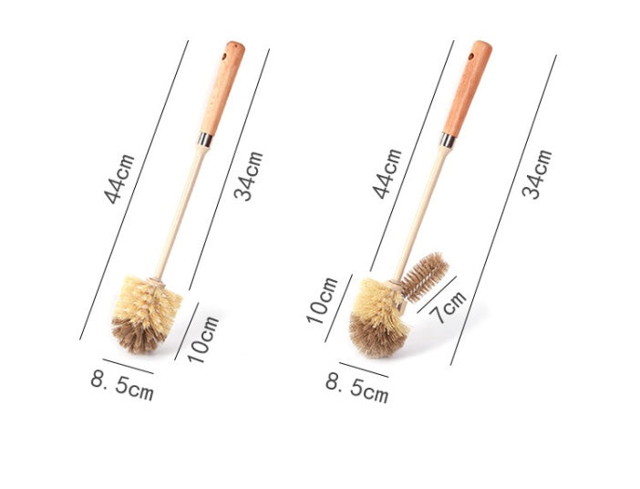 Juego de cepillos de limpieza de madera versátil