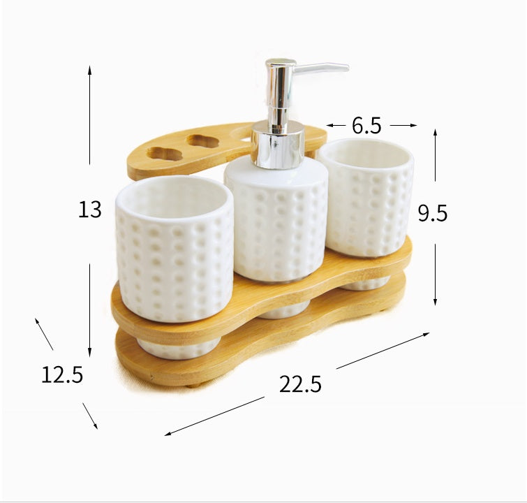 Conjunto de accesorios de baño