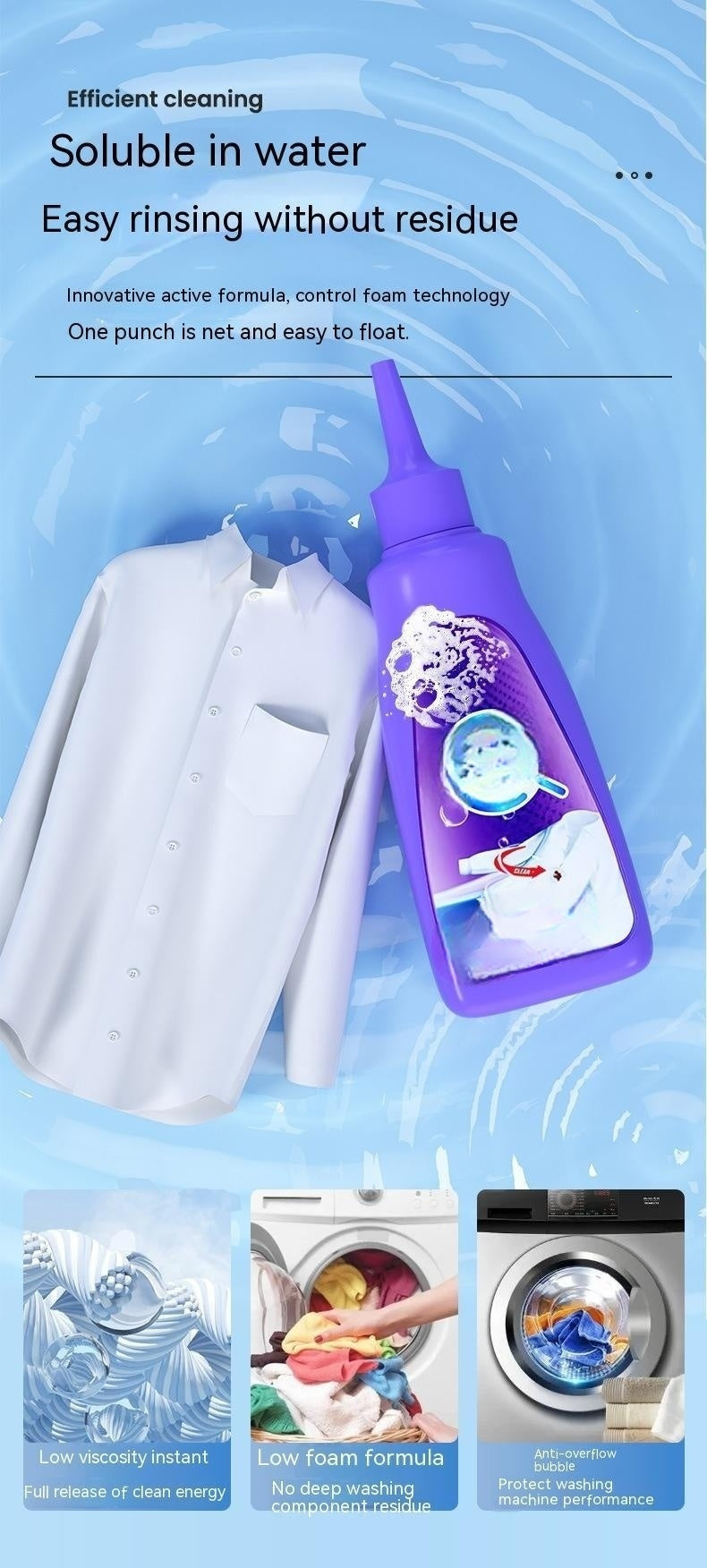 Self-Cleaning Enzyme Detergent