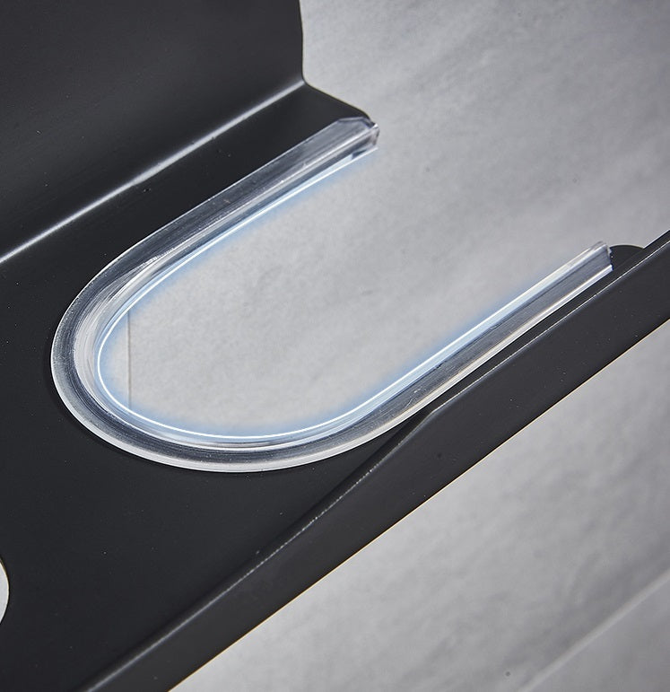 Soporte para rizador de pared sin perforaciones