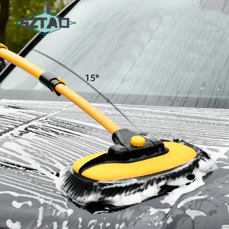 Fregona de limpieza telescópica ajustable para coche