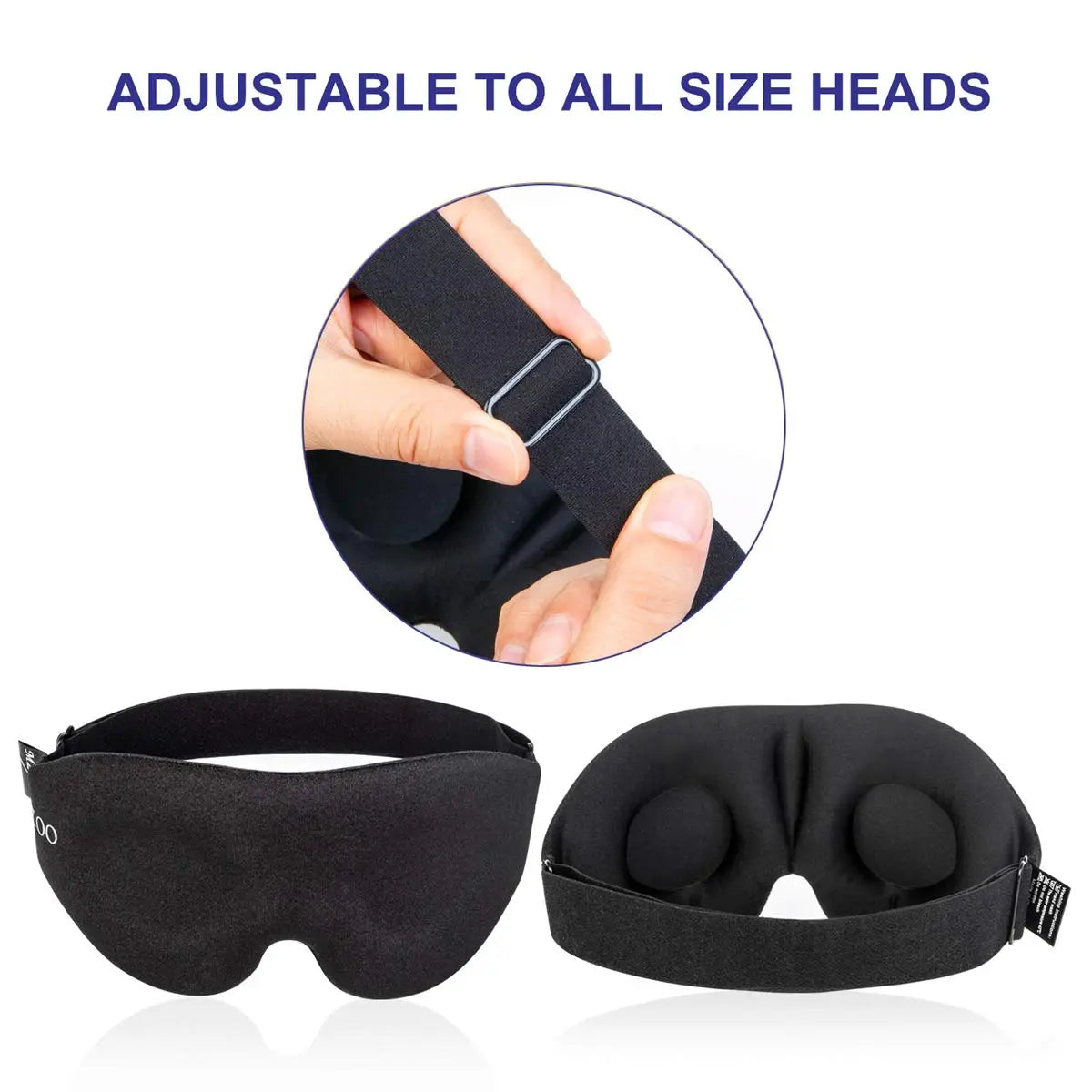 Antifaz contorneado 3D para dormir
