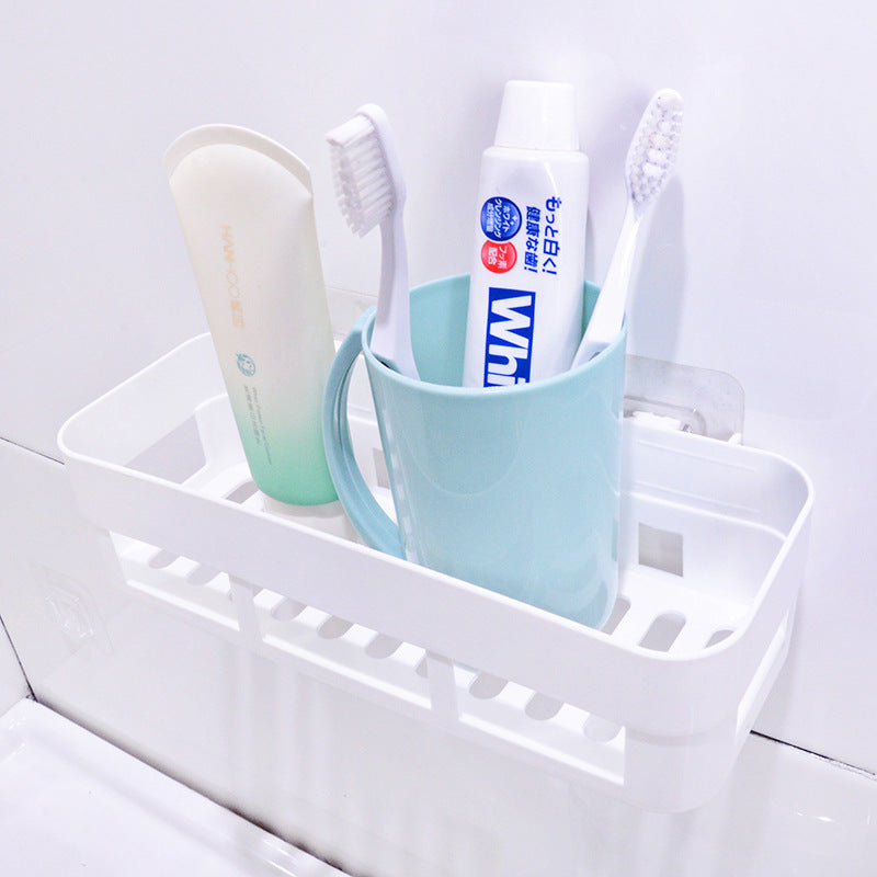 Estante de pared para baño, sin perforaciones