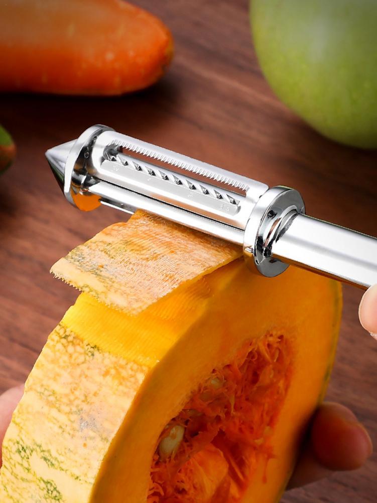 Pelador de cocina dos en uno de aleación de zinc