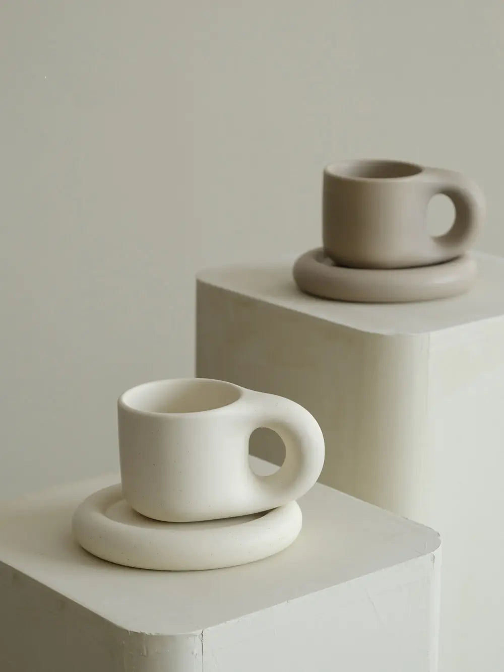 Taza de café linda gordita