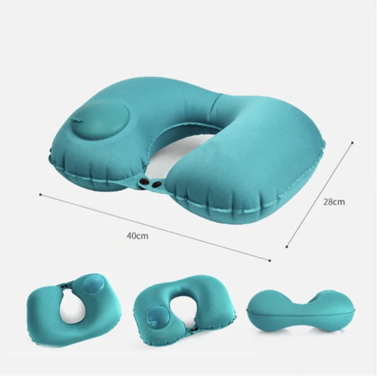Almohada mágica inflable para el cuello