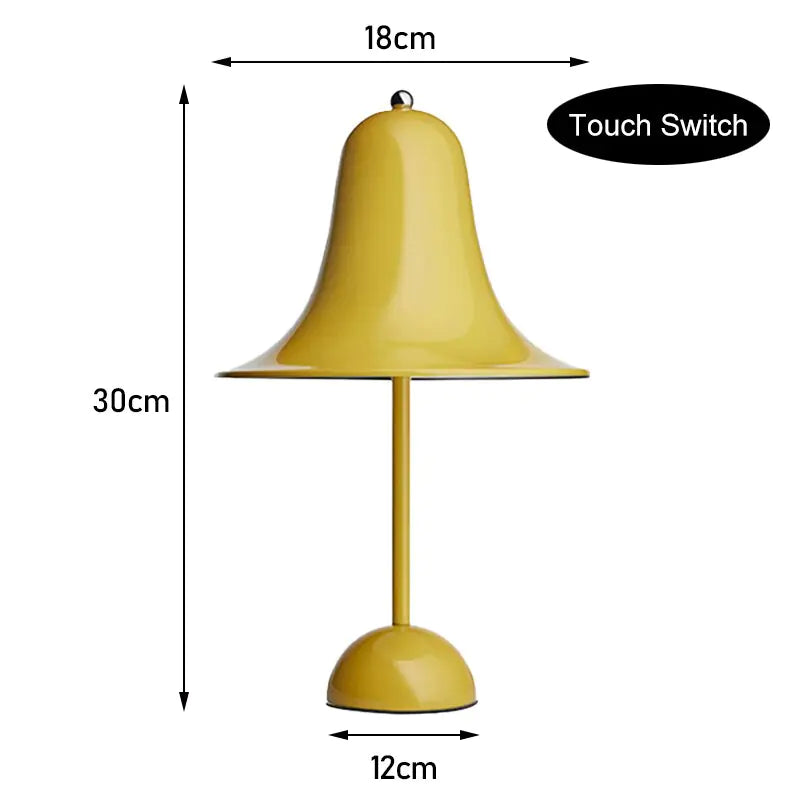Lámpara de mesa recargable Classy Bell