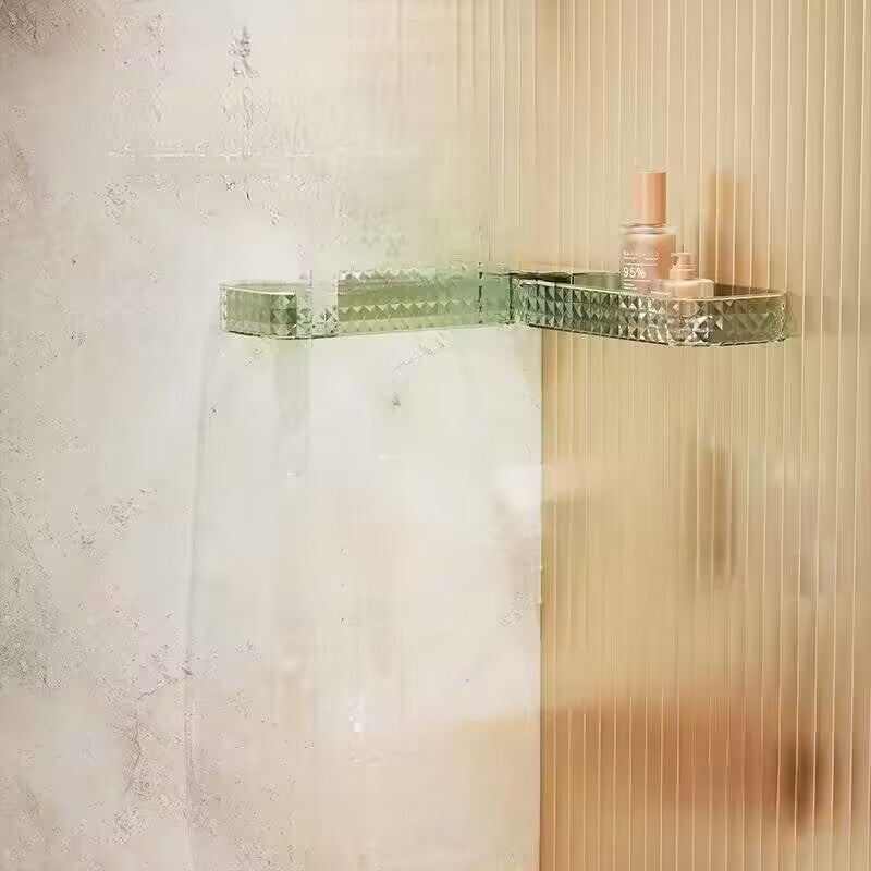 Estante de almacenamiento de baño giratorio multifunción montado en la pared