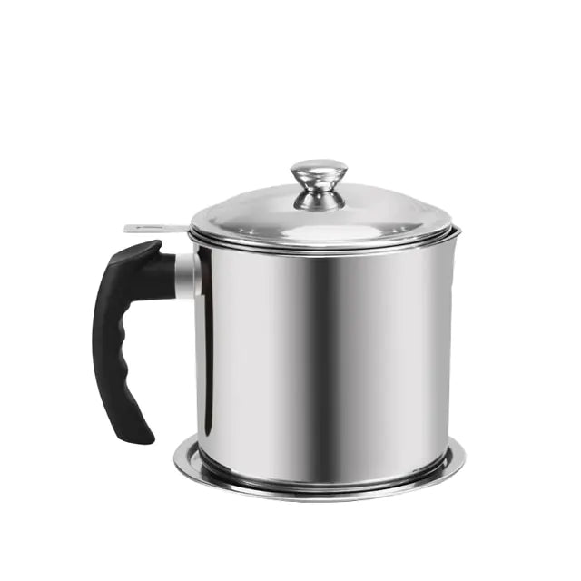 Olla de filtro de aceite doméstico de acero inoxidable de 1,3 l