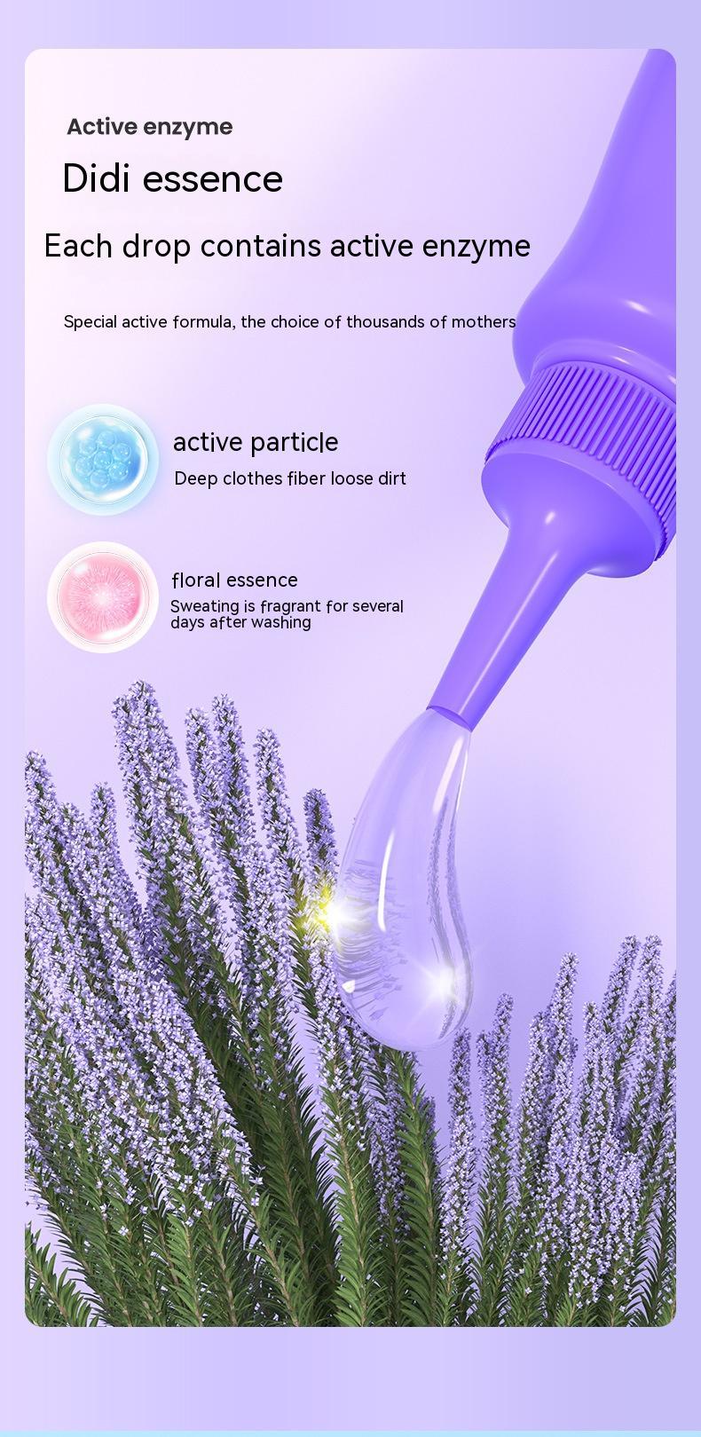 Self-Cleaning Enzyme Detergent