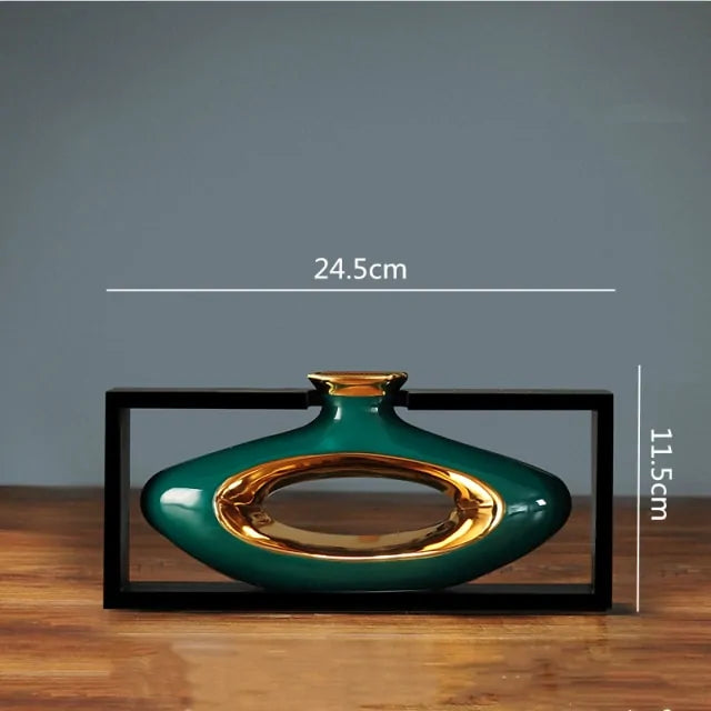 Jarrón de ceramica