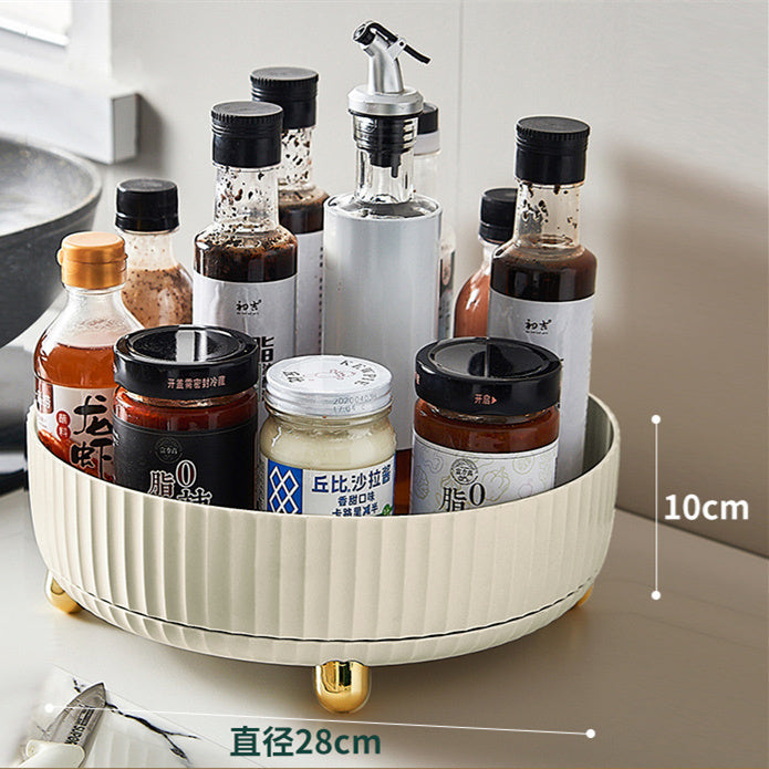 Estante de cocina multifuncional giratorio de 360°