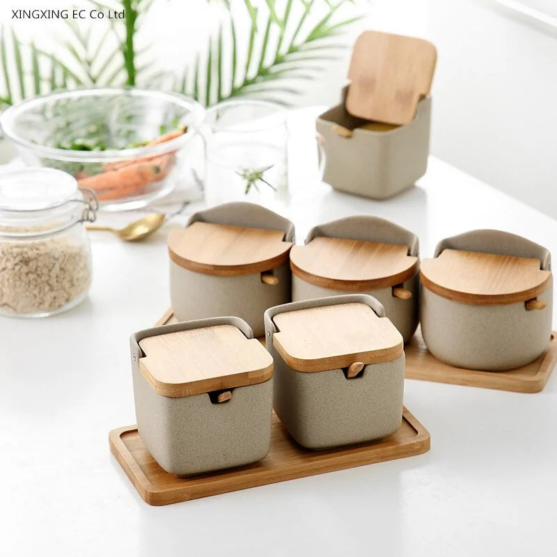 Caja de condimentos estilo japonés
