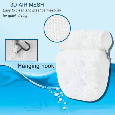 Almohada relajante de baño 3D