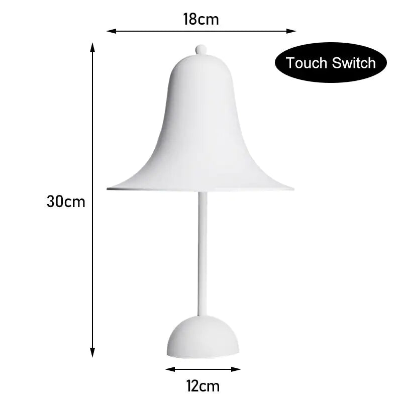 Lámpara de mesa recargable Classy Bell