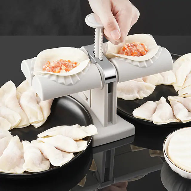 Molde automático para albóndigas de doble cabezal