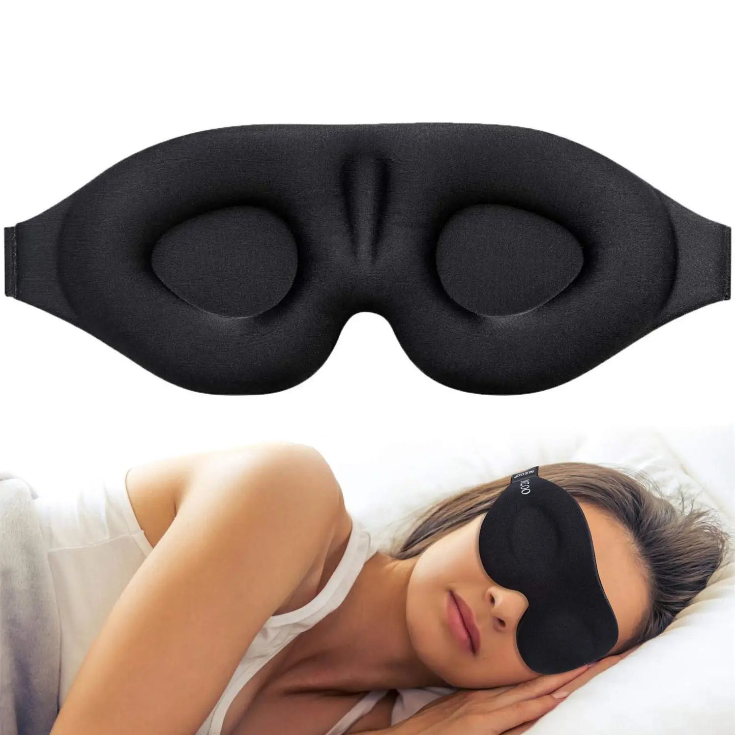 Antifaz contorneado 3D para dormir
