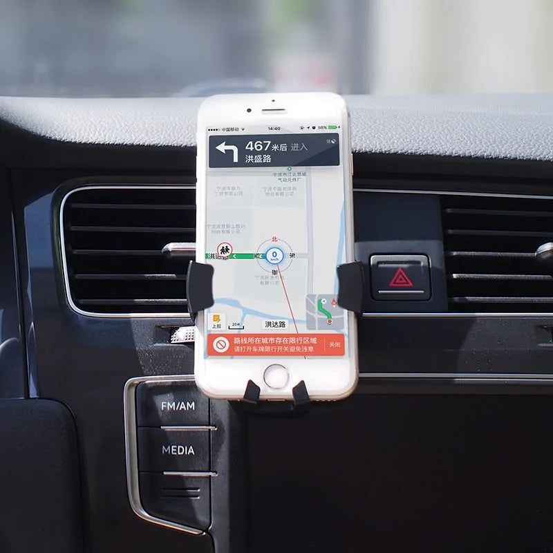 Soporte para teléfono de coche con ventilación de aire