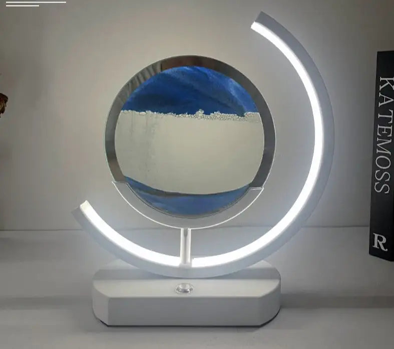 Paisaje de arena LED en forma de media luna