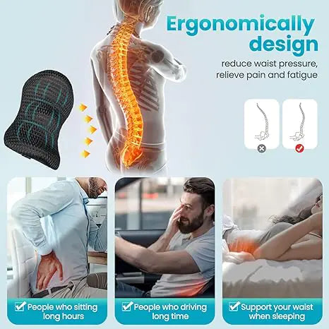 Almohada de soporte lumbar