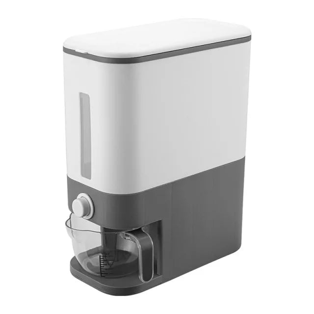 Contenedor automático de almacenamiento de granos