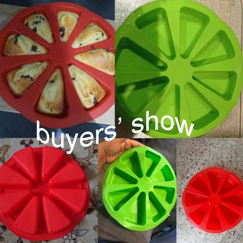 Molde De Pastel De Silicona De 8 Cavidades Diy
