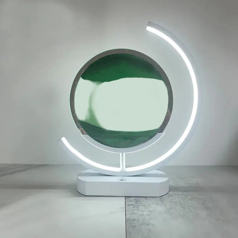 Paisaje de arena LED en forma de media luna