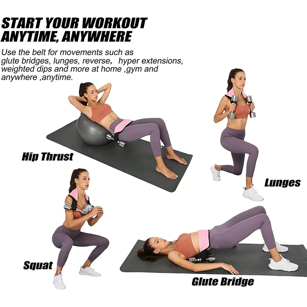 Hip Thrust Belt and Pad