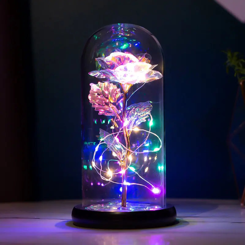 Decoración de flores artificiales en cúpula