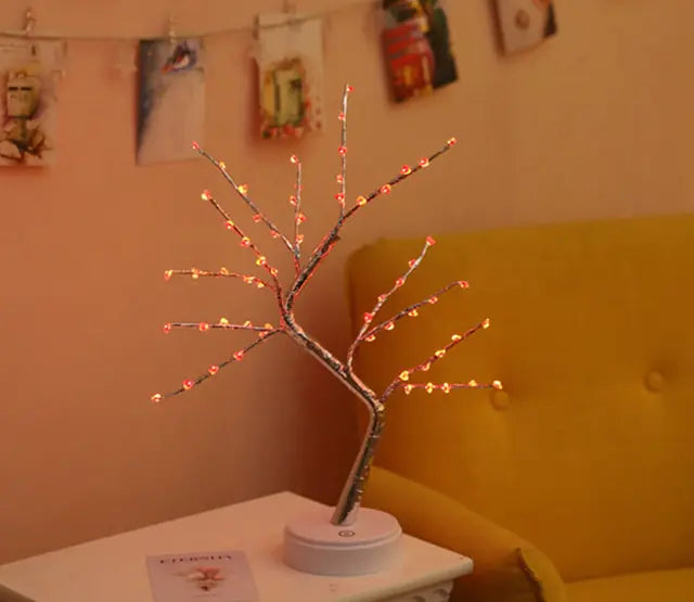 Lámpara táctil de luz nocturna de árbol