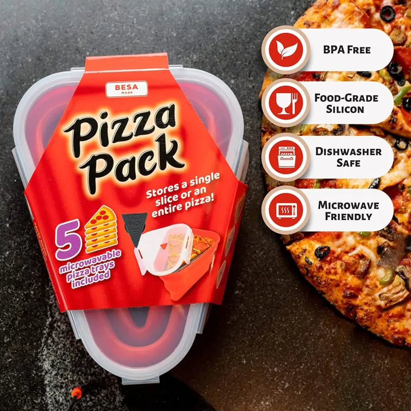 Contenedor plegable para pizza