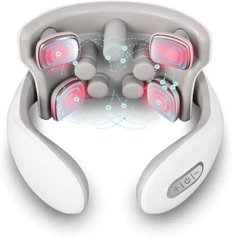 Masajeador de cuello portátil y recargable de tejido profundo para el cuello