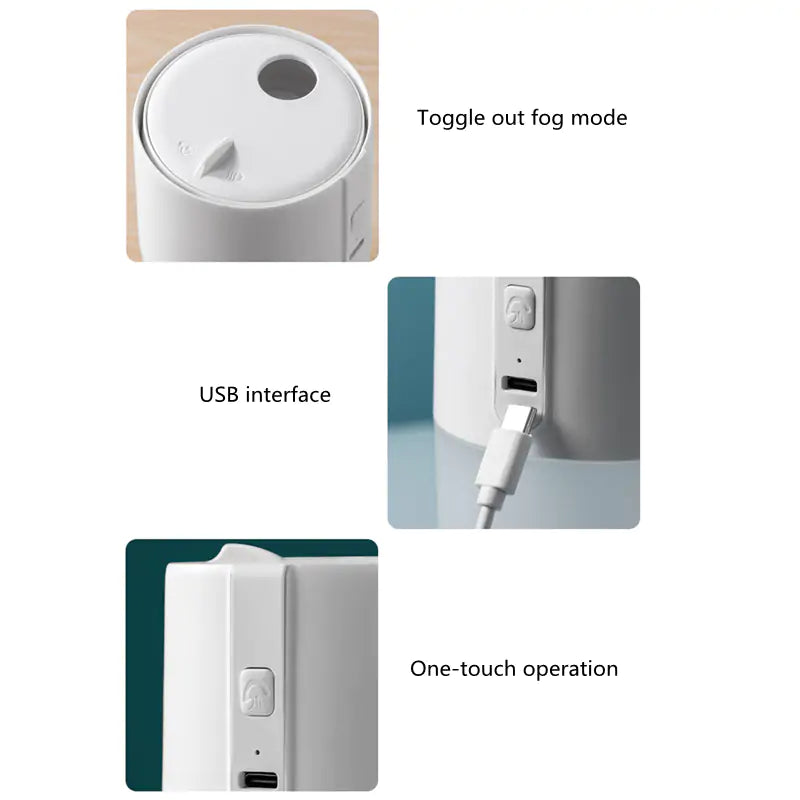 Difusor humidificador de aromaterapia de medusas
