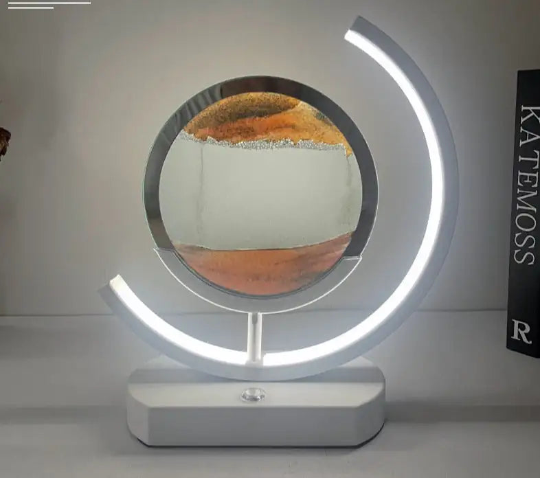 Paisaje de arena LED en forma de media luna