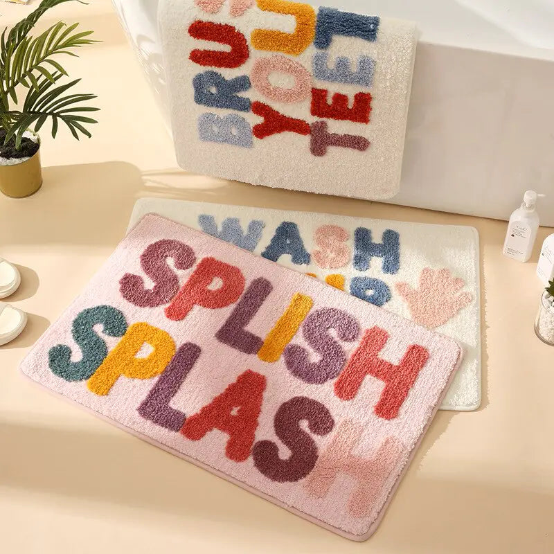 Soft Microfiber Non-Slip Bath Mat